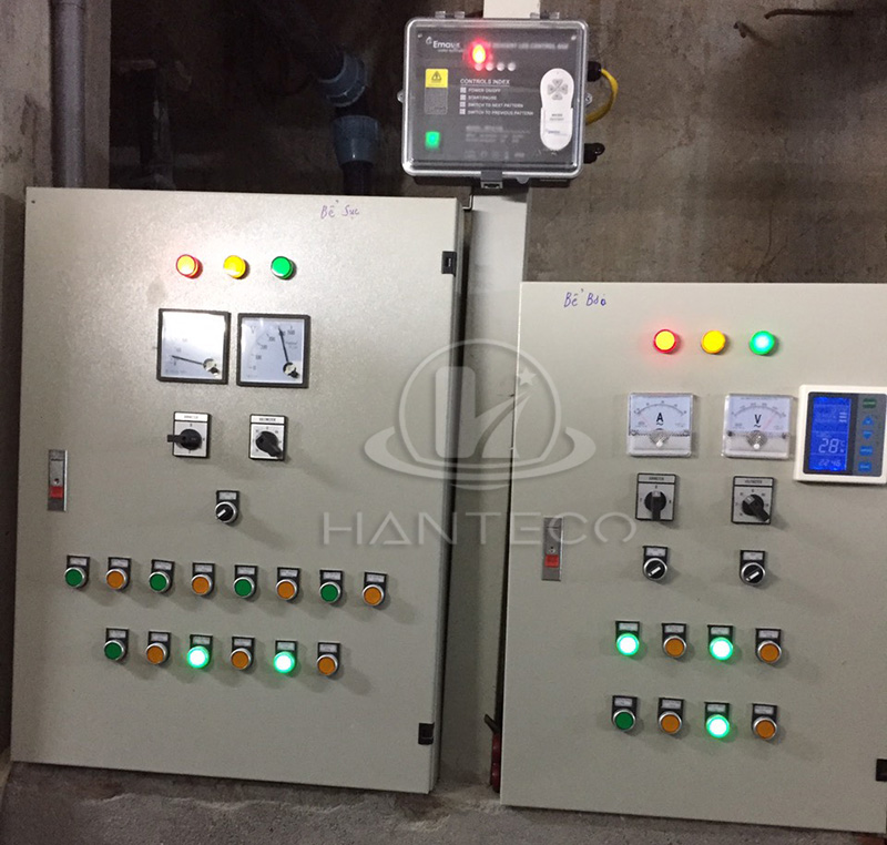 Bảng điều khiển tủ điện hệ thống thiết bị tại Phoenix Hotel Hà Giang