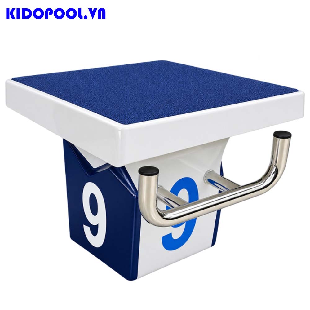 Bục xuất phát bể bơi có số - Tạo đà tốt, hạn chế trơn trượt