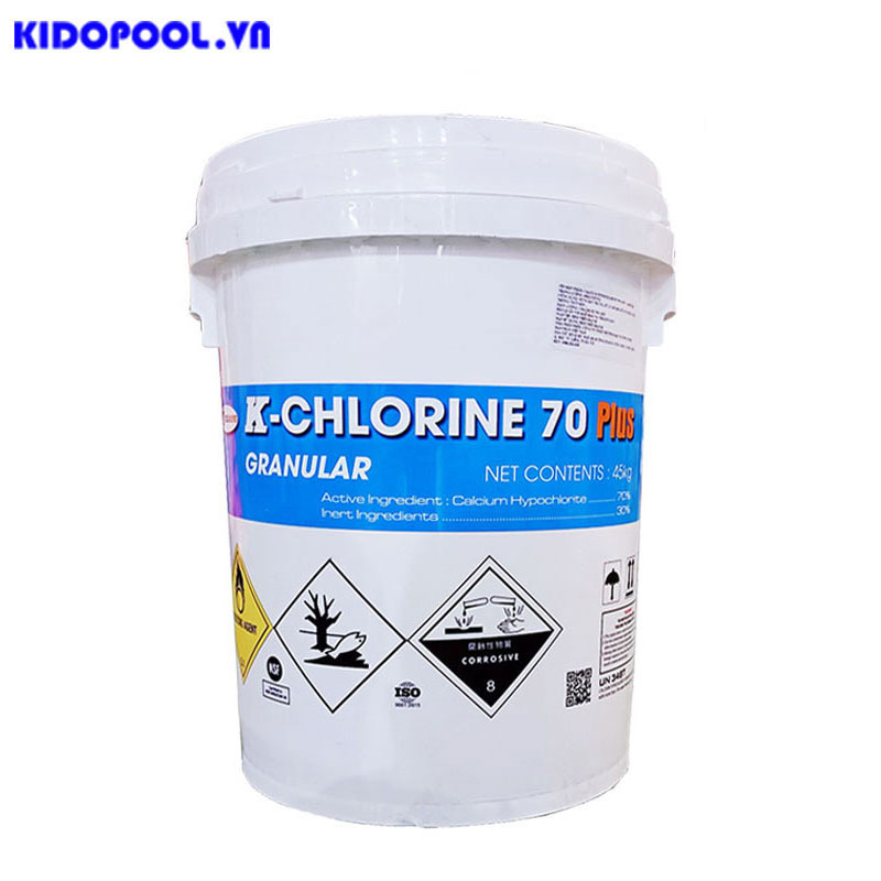 Hóa chất nhập khẩu Calcium hypochlorite | K-chlorine 70 Plus