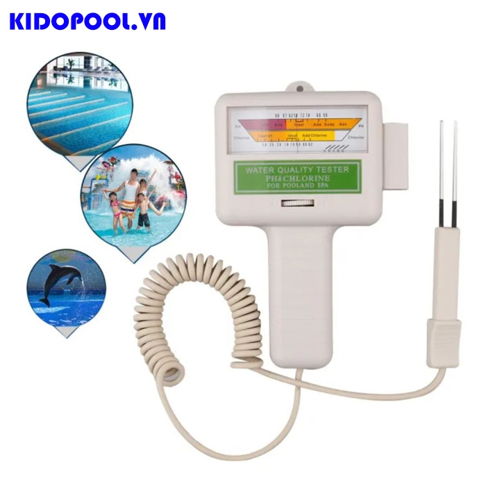 Máy đo nồng độ pH và Clo bể bơi chuyên dụng