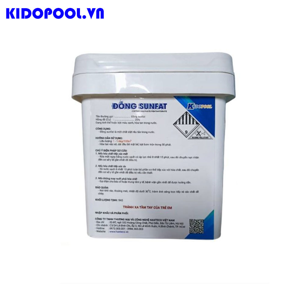 XÔ ĐỒNG SUNFAT 5KG DIỆT RÊU TẢO