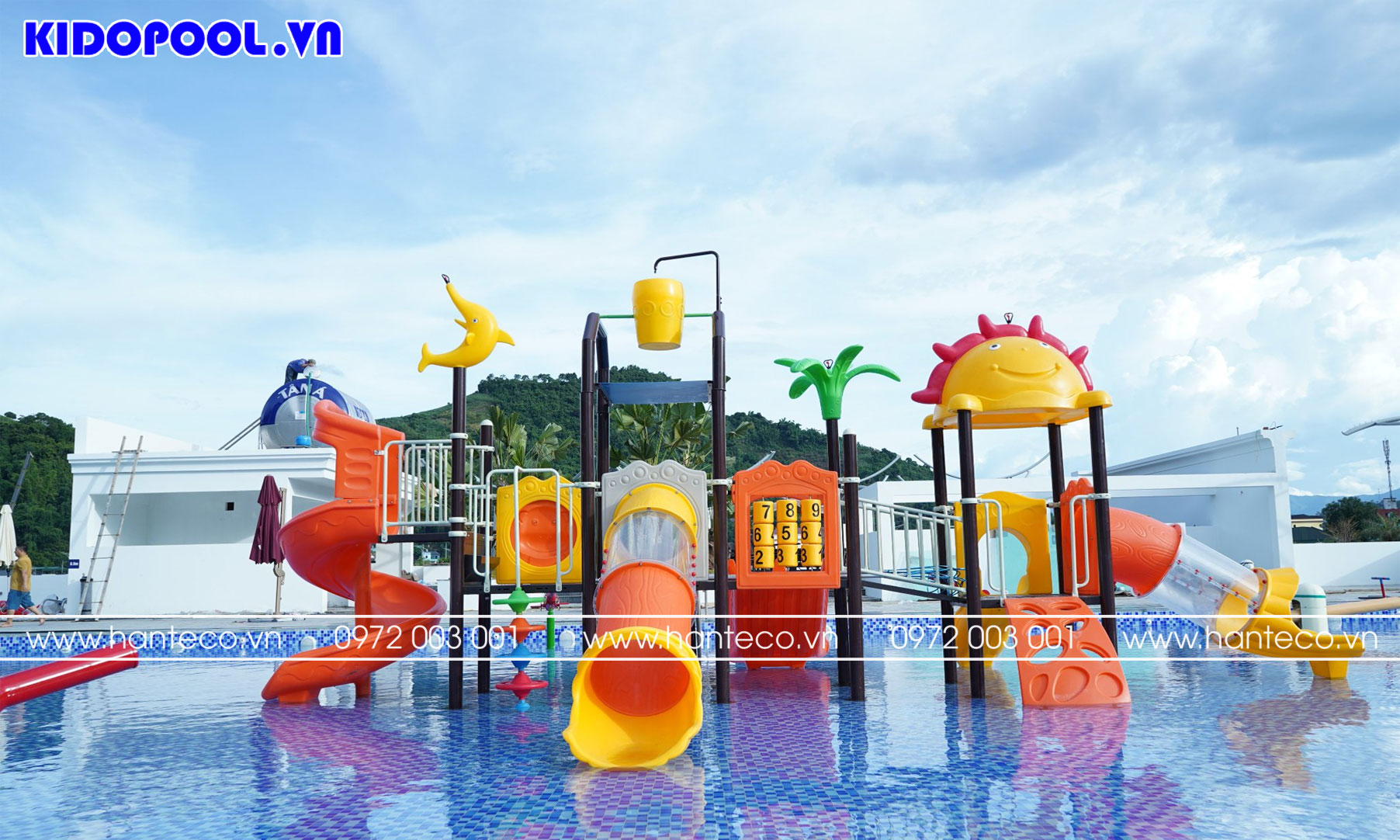 Hoàn thiện bể bơi Aqua Pool - Picenza Sơn La siêu ấn tượng