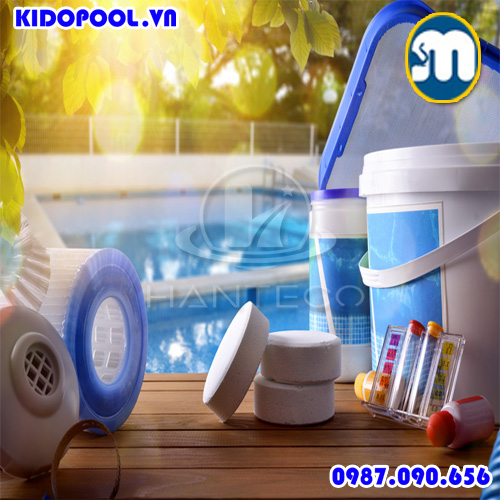 Tổng hợp thiết bị vệ sinh bể bơi của Midas tại Kidopool